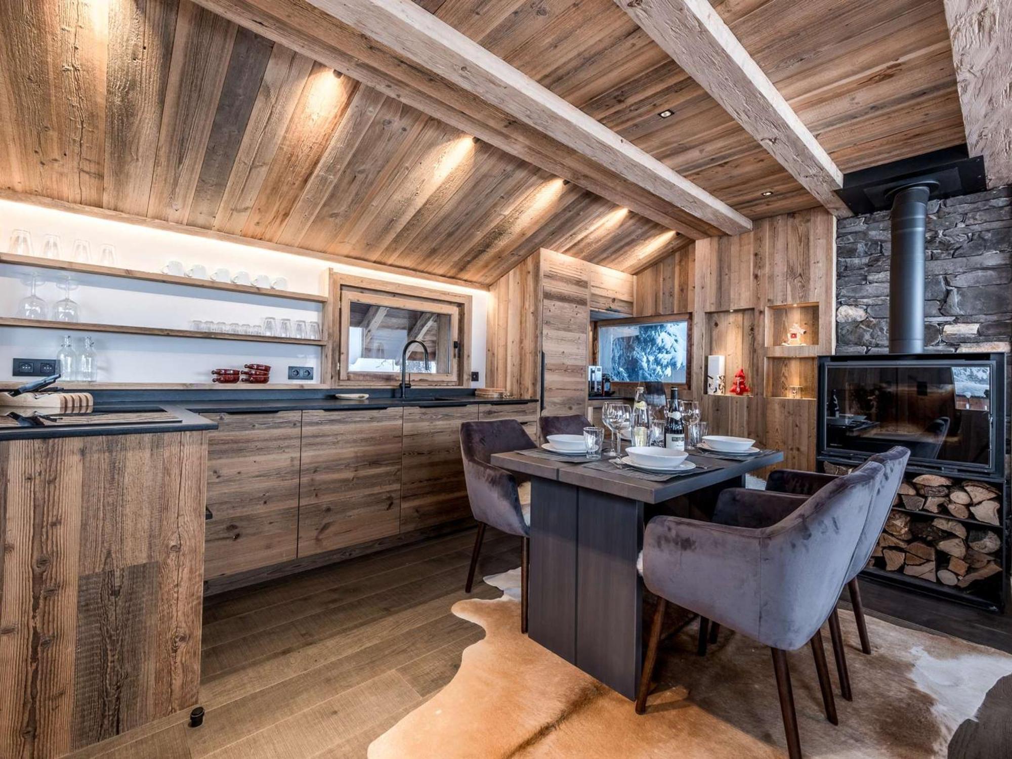 Chalé Cosy 5 Pers Pres Des Pistes Avec Sauna Et Terrasse - Fr-1-631-188 *